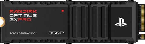SANDISK - 2TB Optimus GX PRO 850P PCIe 4.0 x4 M.2 NVMe SSD for PS5 and PS5 Pro consoles