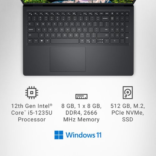 DELL  INSPIRON 15 TOUCH SCREEN LAPTOP – INTEL CORE I5 – 8GB – 512GB SSD - CARBON BLACK SHOP ONLINE