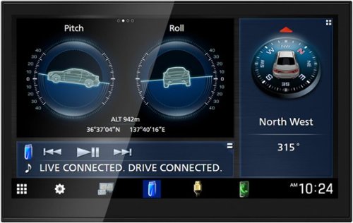 Kenwood - 8” HD Touchscreen Direct Replacement Receiver with OEM fitment. Maestro APX & RR/RR2 required (sold separately) - Black
