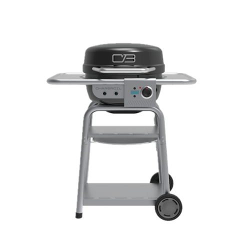 Charbroil - Bistro Pro Electric Grill & Griddle + Charcoal Mode Black