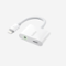 Belkin - RockStar Lightning to 3.5mm Audio Cable + Audio Charger Splitter, 2-in-1 Aux iPhone Headphone and Charger Adapter - White-Front_Standard