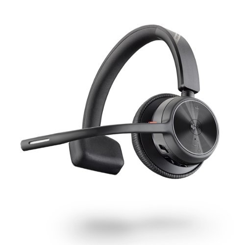 Poly - Voyager 4310 Wireless Noise Cancelling Single Ear Headset with mic - Black
