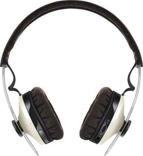 Sennheiser - Momentum (M2) Wireless On-Ear Headphones - Ivory-Front_Standard 