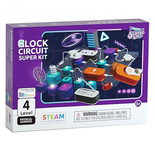 Hape - Hape: Science Can: Block Circuit Super Kit - Ages 3+