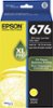 Epson - DURABrite 676 XL High-Yield Ink Cartridge - Yellow-Front_Standard