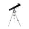 Celestron - PowerSeeker PS 114 EQ 114mm Newtonian Reflector Telescope - Black-Angle_Standard