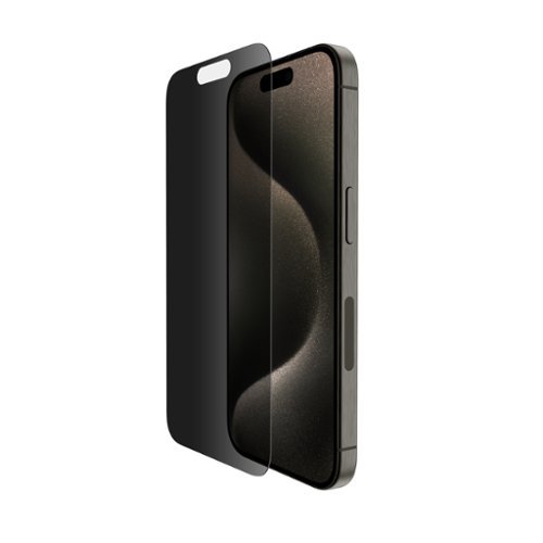 Belkin - ScreenForceiPhone 15 Plus Privacy Screen Protector