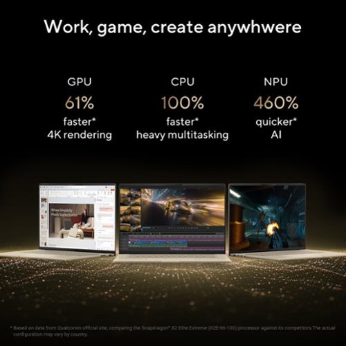 ASUS Zenbook A16 16 3K OLED Laptop - Copilot+ PC - Snapdragon X2 Elite Extreme with 48GB RAM - 1TB SSD - Zabriskie Beige GLOBAL SHIPPING