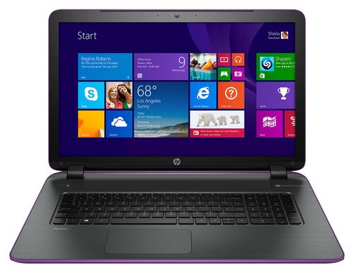  HP - Pavilion 17.3&quot; Laptop - AMD A6-Series - 4GB Memory - 750GB Hard Drive - Neon Purple