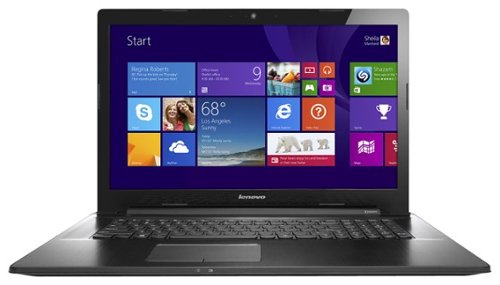 Lenovo - 17.3" Laptop - Intel Core i7 - 16GB Memory - 1TB+8GB Hybrid Hard Drive - Black-Front_Standard 