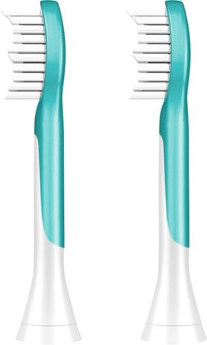  Philips Sonicare - For Kids Replacement Toothbrush Heads (2 -Pack) - Aqua