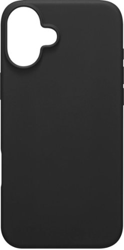 Insignia™ Silicone Case with MagSafe for iPhone 16 Plus - Black BUY ONLINE