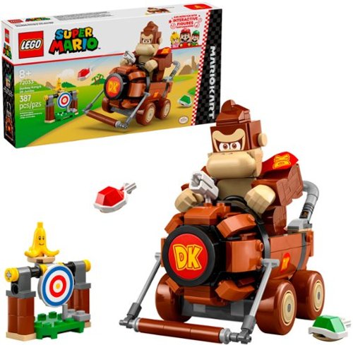 LEGO - Super Mario: Mario Kart Donkey Kong & DK Jumbo Building Toy 72033