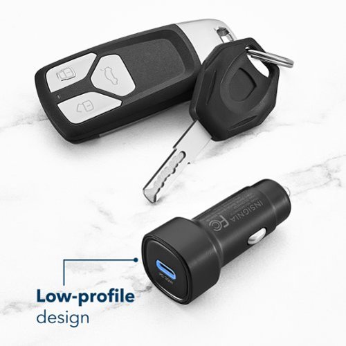 Insignia™ 30W 4 ft. Car Charger Kit for Smartphones, Tablets and More - Black SHOP ONLINE