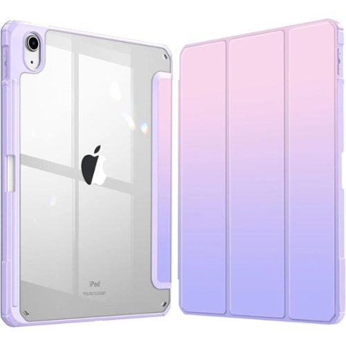 Kitcheniva - Protective Clear Case For iPad (A16) 11th 11” 2025/iPad 10th 2022 Shockproof Cover 10.9” Fantasy - Fantasy Ombre-Front_Standard 