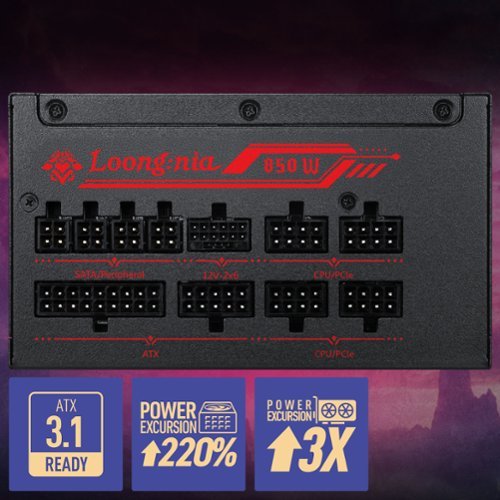 MSI A850GLS MLG EDITION 850W ATX 3.1 & PCIe 5.1 Ready Fully Modular 80 Plus Gold Gaming Power Supply - Black & Red HOW TO BUY