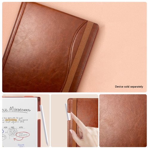 SaharaCase Indy Series Bi-Fold Folio Case for reMarkable Paper Pro - Espresso BUY ONLINE