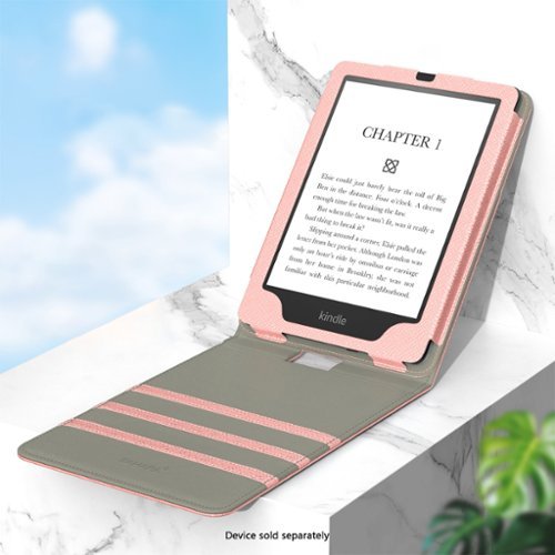SaharaCase Indy Series Vertical Folio Case for Amazon Kindle Paperwhite (2024) and Colorsoft - Pink HOW TO BUY