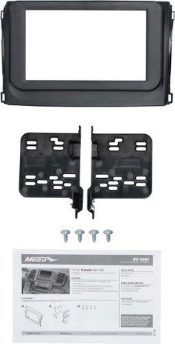 Metra Stereo Installation Kit for 2022-2025 RAM Promaster Vehicles - Black WORLDWIDE DELIVERY