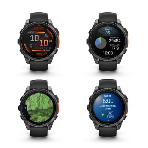 Bundle Garmin Fenix 8 47MM AMOLED Multisport GPS Smartwatch Slate