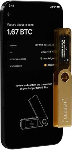 Ledger Nano S Plus Crypto Hardware Wallet - Gold SHOP ONLINE