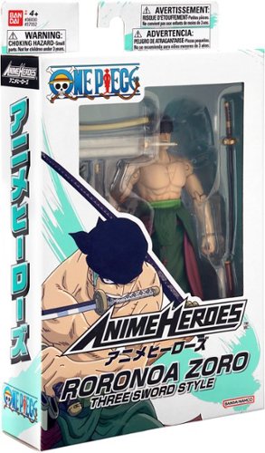 Bandai Roronoa Zoro Three Sword Style - One Piece - Anime Heroes 6.5 Figure BUY ONLINE