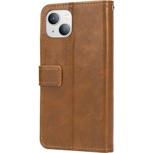 SaharaCase Folio Wallet Case for Apple iPhone 14 Plus - Brown WORLDWIDE DELIVERY