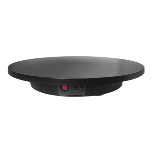 Stock Preferred - 16.5" 360° Electric Motorized Rotating Turntable Display Stand with Remote Control –Black-Front_Standard 