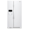 Whirlpool - 36 in. Wide 21 cu. ft. Side-by-Side Refrigerator with LED Interior Lighting - White-Front_Standard