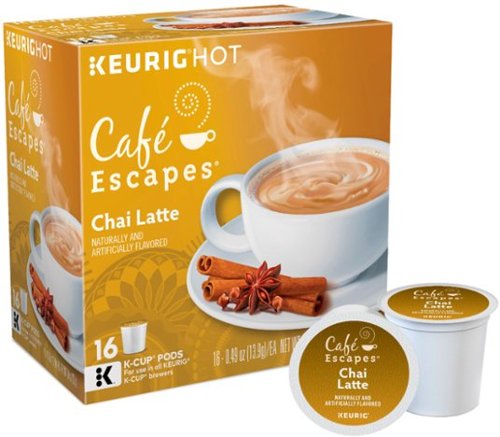 Café Escapes - Chai Latte K-Cup Pods (16-Pack)