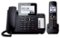 Panasonic - KX-TG6671B DECT 6.0 Plus Expandable Cordless Phone System with Digital Answering System - Black-Angle_Standard