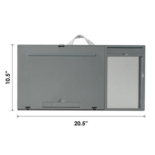 LapGear Ergo Pro Adjustable Lap Desk for 15.6 Laptop or Tablet - Gray Herringbone BUY ONLINE
