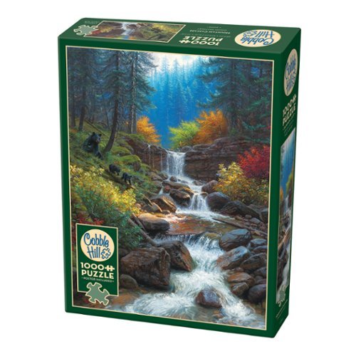Outset Media - Outset Media: Cobble Hill 1000 Piece Puzzle: Mountain Cascade -  High Quality Jigsaw