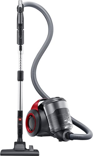  Samsung - Bagless Canister Vacuum - Vitality Red