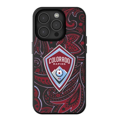 Keyscaper - MLS - Colorado Rapids iPhone Magnetic Bump Case - 16 Pro Max - Black-Front_Standard 