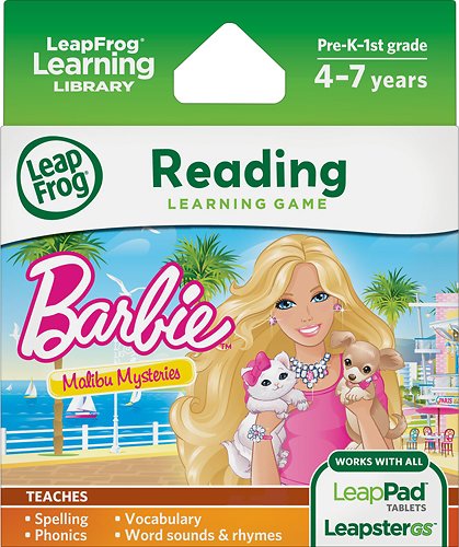  LeapFrog - Barbie Malibu Mysteries Learning Game - Multi