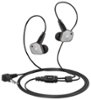 Sennheiser - IE 80 Clip-On Headphones - Silver-Front_Standard