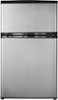 Insignia™ - 3.0 Cu. Ft. mini fridge - Fingerprint Free Stainless Look-Front_Standard