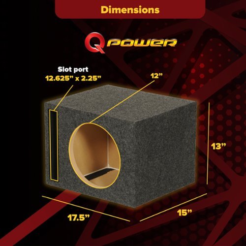 QPower QBASS Vented Chamber 12