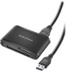 Platinum™ - USB 3.0 Multiformat Memory Card Reader - Black-Front_Standard
