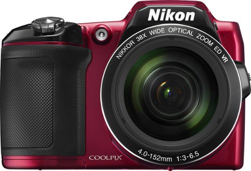  Nikon - Coolpix L840 16.0-Megapixel Digital Camera - Red