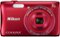 Nikon - Coolpix S3700 20.1-Megapixel Digital Camera - Red-Front_Standard