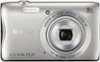 Nikon - Coolpix S3700 20.1-Megapixel Digital Camera - Silver-Front_Standard