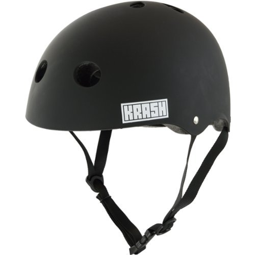 Raskullz - Krash Speaker Youth Helmet for Bike and Scooter - Youth - Black-Front_Standard 