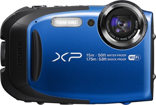  Fujifilm - XP80 16.4-Megapixel Waterproof Digital Camera - Blue