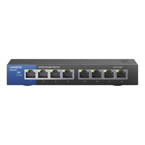 Linksys 8-Port 10/100/1000 Gigabit Switch GLOBAL SHIPPING