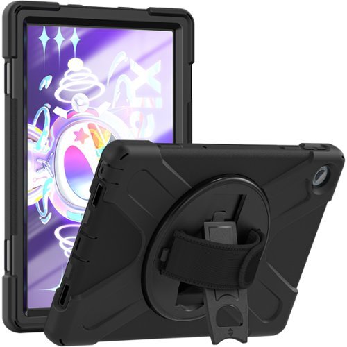 SaharaCase Protection Hand Strap Series Case for Lenovo Tab M10 Plus (3rd Gen) - Black WORLDWIDE DELIVERY