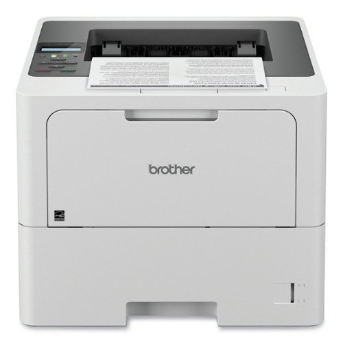 Brother - HLL6210DW Business Monochrome Laser Printer - Gray-Front_Standard 