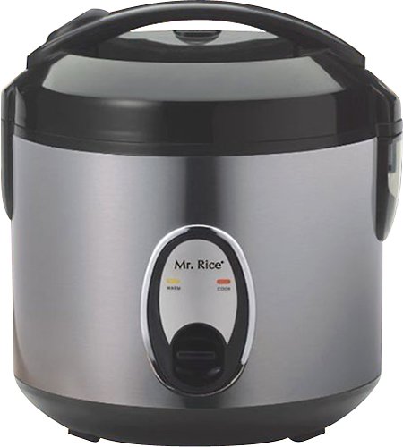 Spt 6-Cups Rice Cooker with Stainless Body