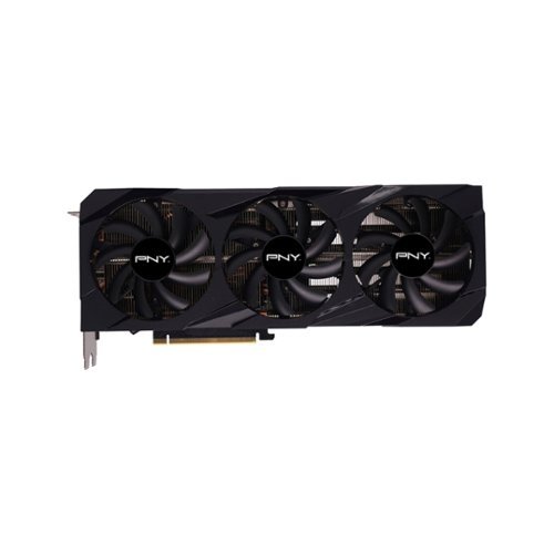 PNY - NVIDIA GeForce RTX 3070 Ti 8GB GDDR6X PCI Express 4.0 Graphics Card with Triple Fan - Black-Front_Standard 